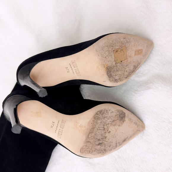 Paris Texas Over-the-knee Suede Boots in Black (Size 37.5) - Picture 12 of 16